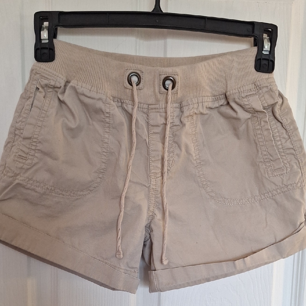 Justice Tan Cargo Shorts Lightweight Comfort